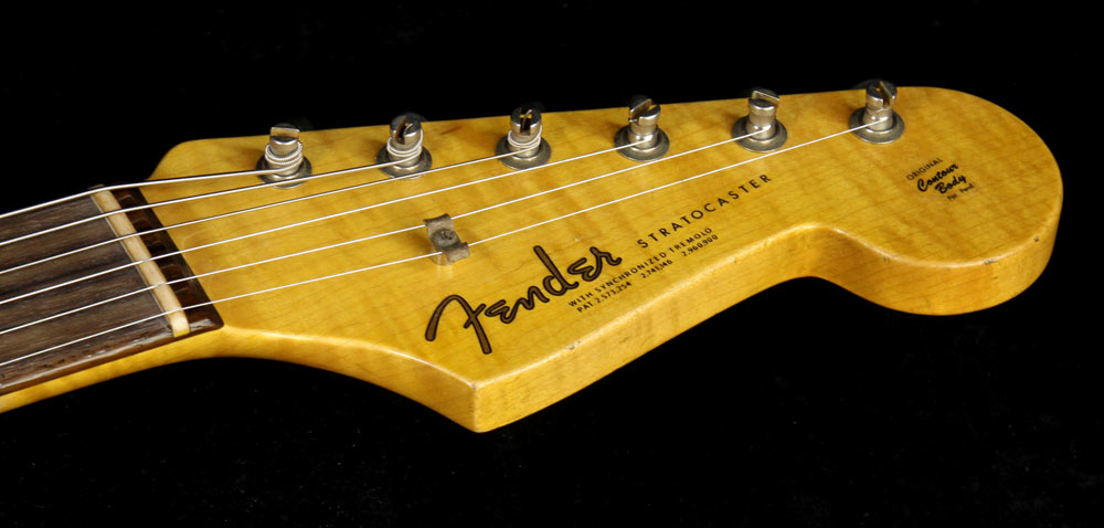 Fender Custom Shop 2016 NAMM Display 1964 Stratocaster Relic Electric Guitar Gold Sparkle — 4