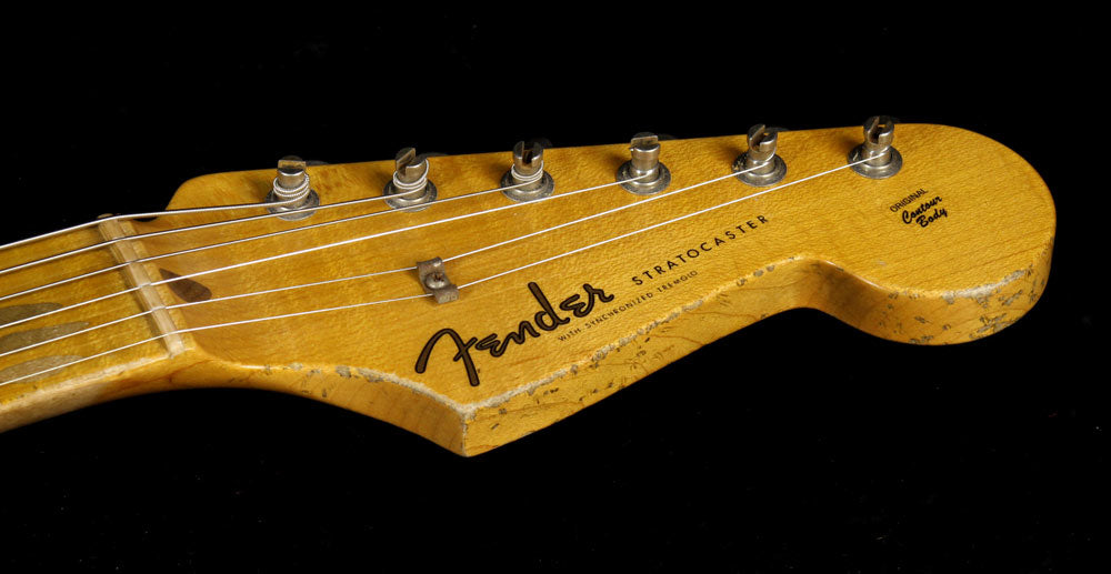 Fender Custom Shop 2016 NAMM Display 1957 Stratocaster Heavy Relic Electric Guitar Lake Placid Blue over Pink Paisley — 4