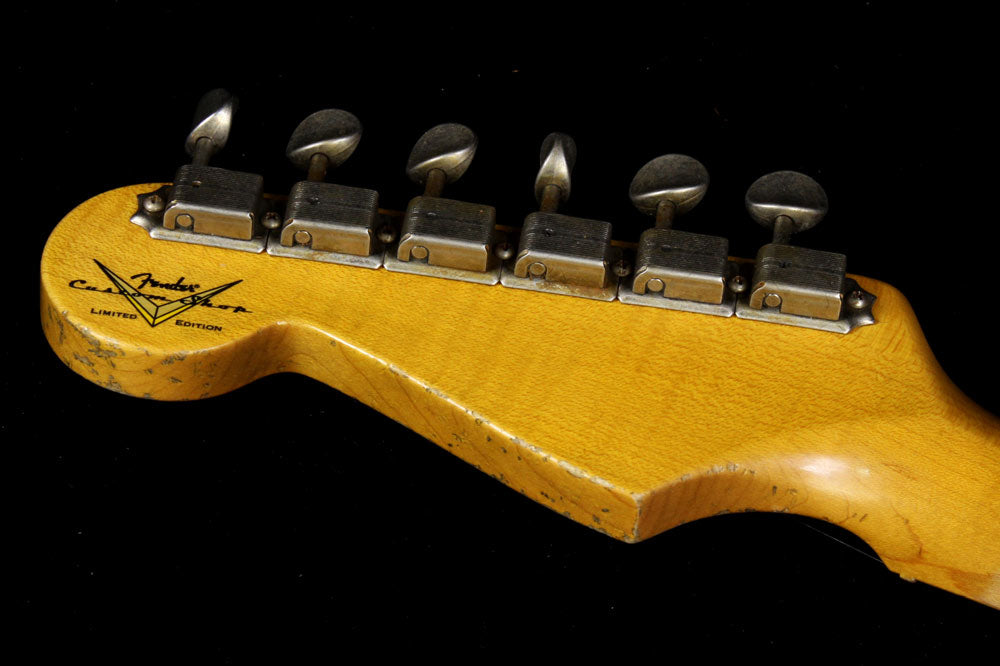 Fender Custom Shop 2016 NAMM Display 1957 Stratocaster Heavy Relic Electric Guitar Lake Placid Blue over Pink Paisley — 5