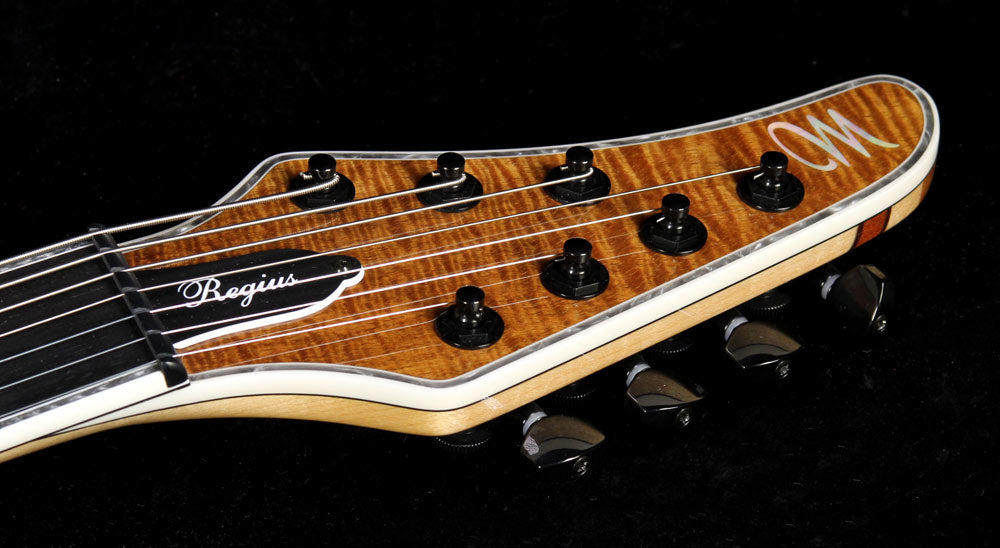 Mayones 2016 NAMM Display Regius 7 Seven-String Electric Guitar Koa — 4