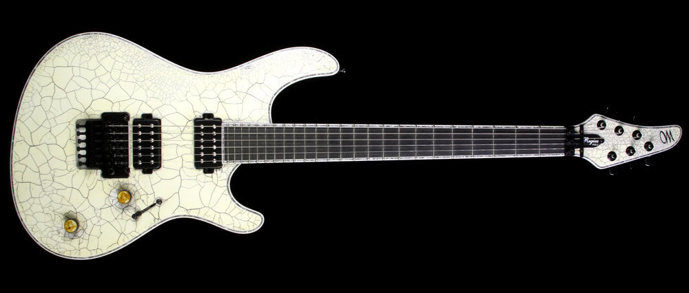 Mayones 2016 NAMM Display Regius 6 Pro Electric Guitar Angel Black