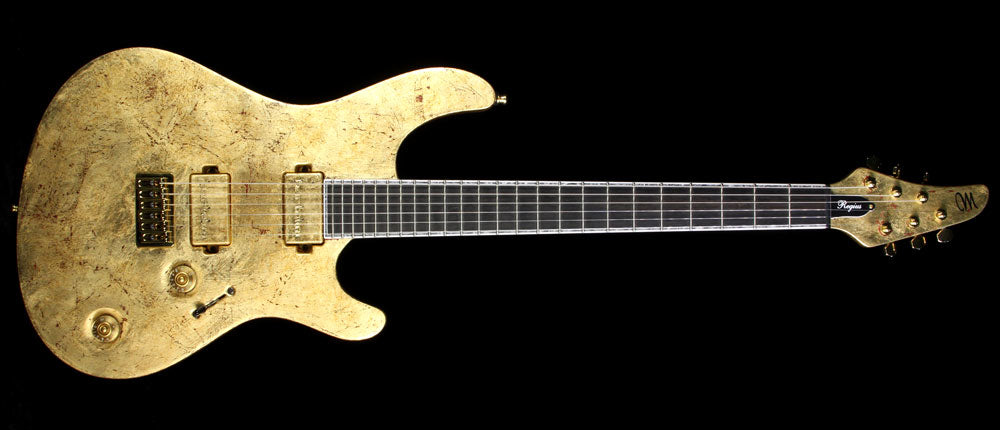 Mayones 2016 NAMM Display Regius 6 Pro Electric Guitar Aged Gold — 2
