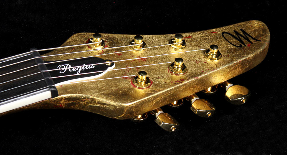 Mayones 2016 NAMM Display Regius 6 Pro Electric Guitar Aged Gold — 4