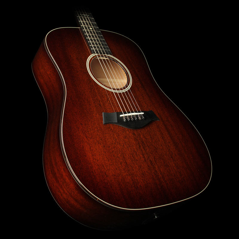 Used Taylor 520e All-Mahogany Dreadnought Acoustic Guitar Tobacco Edgeburst — 1