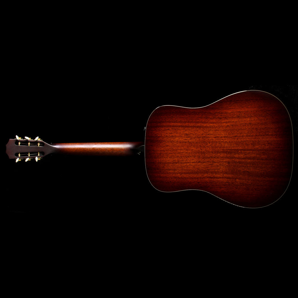 Used Taylor 520e All-Mahogany Dreadnought Acoustic Guitar Tobacco Edgeburst — 3