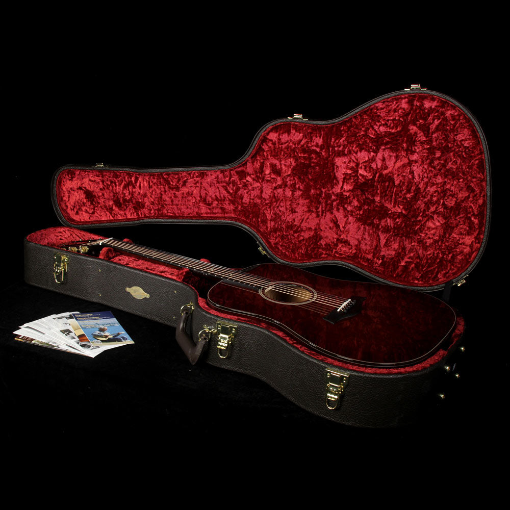 Used Taylor 520e All-Mahogany Dreadnought Acoustic Guitar Tobacco Edgeburst — 5