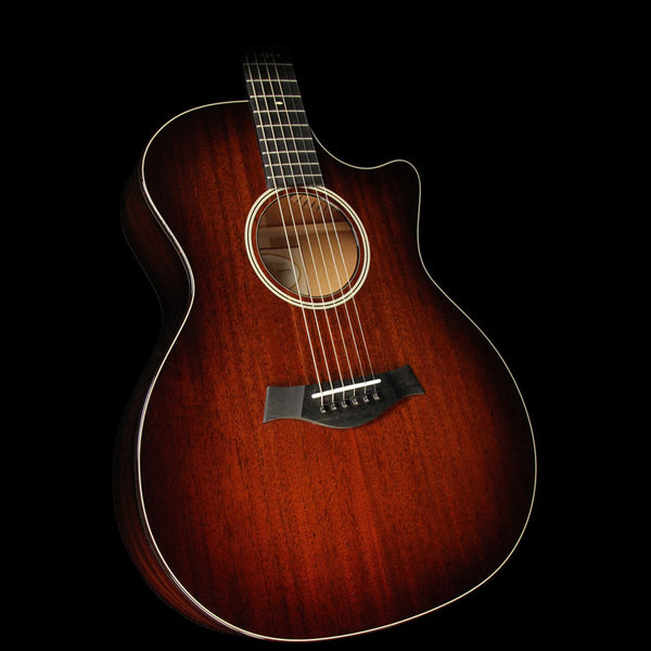 Used Taylor 524ce Grand Auditorium Cutaway Acoustic Guitar Tobacco Edgeburst
