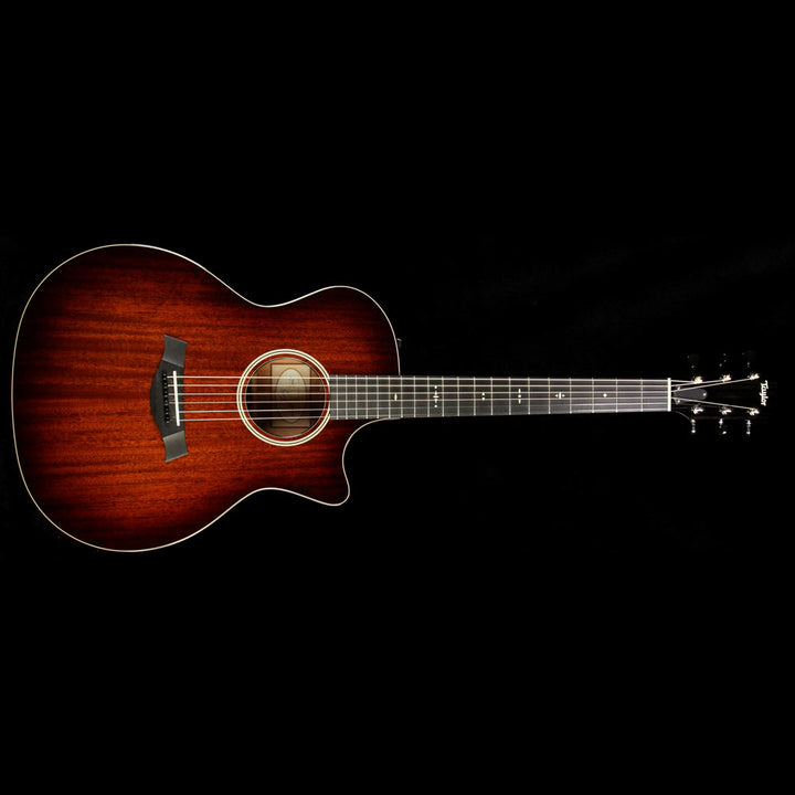 Used Taylor 524ce Grand Auditorium Cutaway Acoustic Guitar Tobacco Edgeburst
