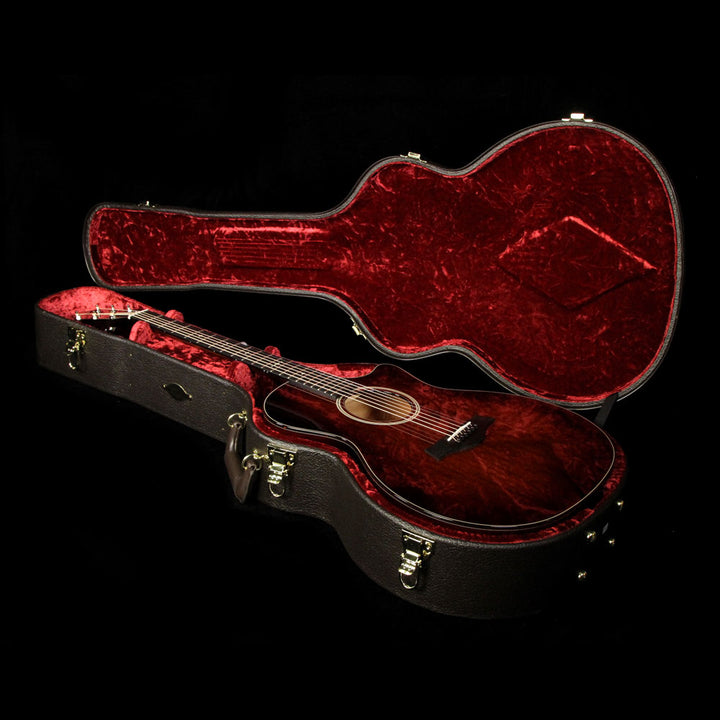 Used Taylor 524ce Grand Auditorium Cutaway Acoustic Guitar Tobacco Edgeburst