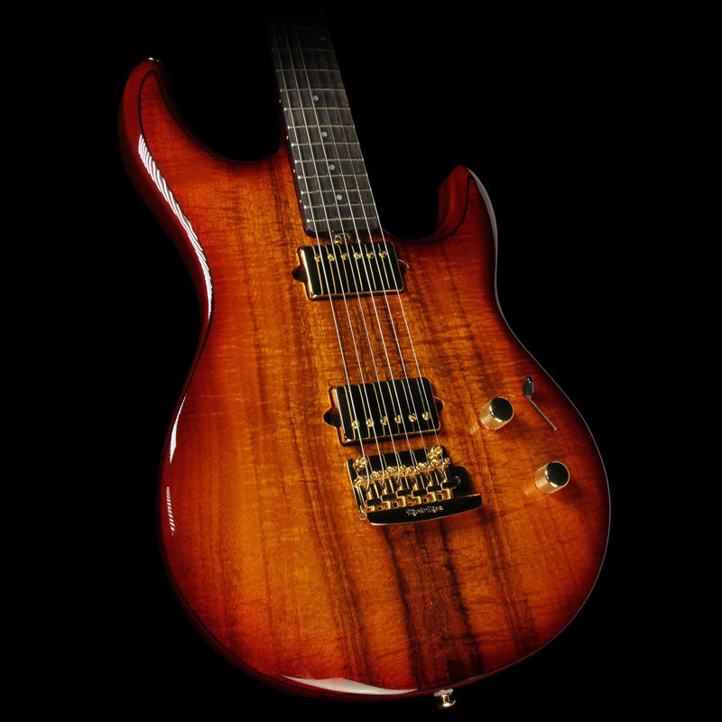 Used Ernie Ball Music Man Luke III Ball Family Reserve Electric Guitar Koa Island Burst — 1