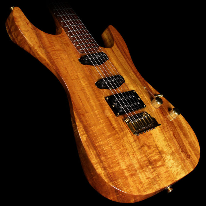 Used 1999 Fender Custom Shop Masterbuilt Jason Davis Koa Showmaster Calendar Electric Guitar