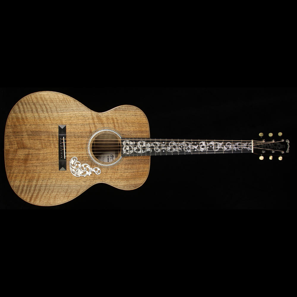 Martin Custom Shop 2016 NAMM SS-OMVine-16 000-14 Figured English Walnut Acoustic Guitar Natural — 2