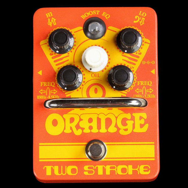Orange Two Stroke Boost EQ Effects Pedal | The Music Zoo