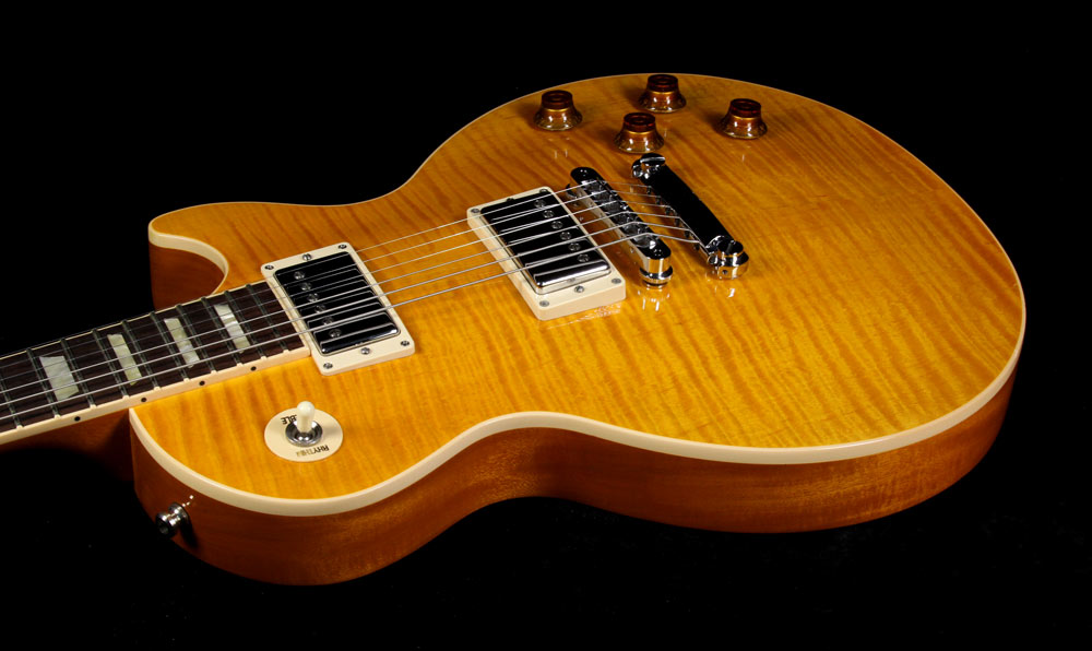 Used 2013 Gibson Les Paul Standard Electric Guitar Amber Burst — 7