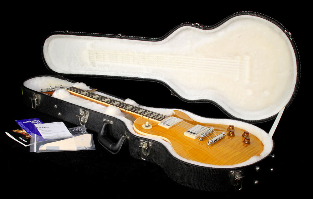 Used 2013 Gibson Les Paul Standard Electric Guitar Amber Burst — 8