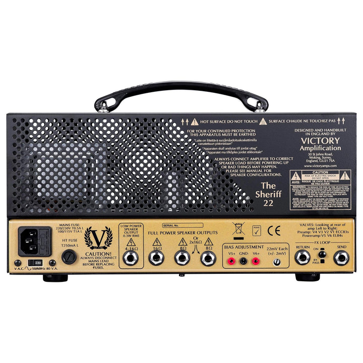 Victory Amplification Sheriff 22 Guitar Amplifier Head
