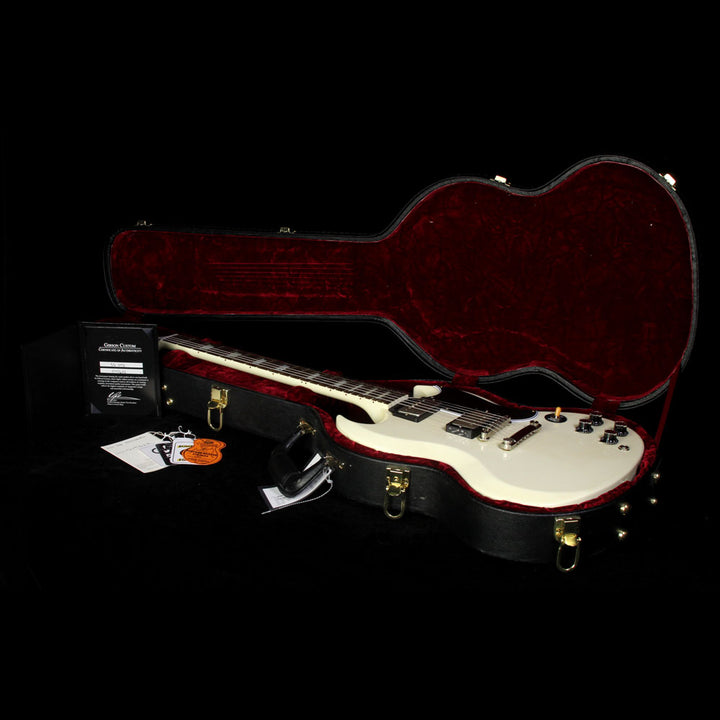 Used 2014 Gibson Custom Shop SG Standard Reissue Electric Guitar Arctic White