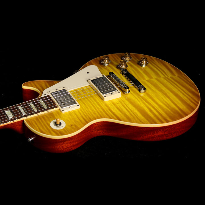 Used 2013 Gibson Custom Shop 1959 Les Paul Chambered Reissue Electric Guitar Lemonburst