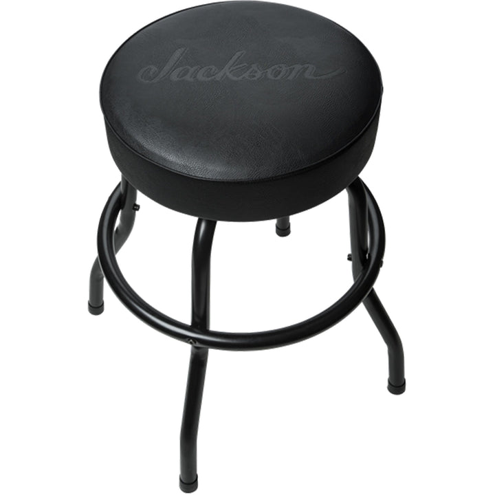 Jackson 24 Inch Black Logo Stool