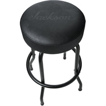 Jackson 30 Inch Black Logo Stool