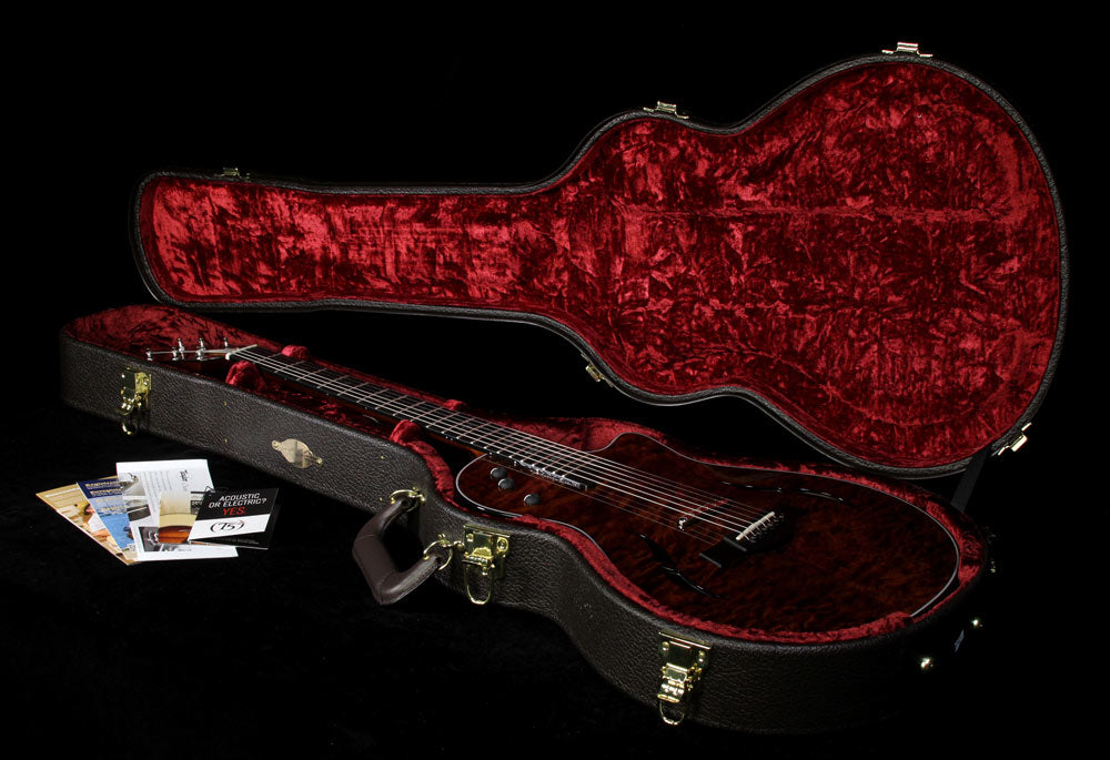 Taylor Custom Shop 2016 NAMM Display BTO T5z Quilt Maple Electric Guitar Brown Stain — 4