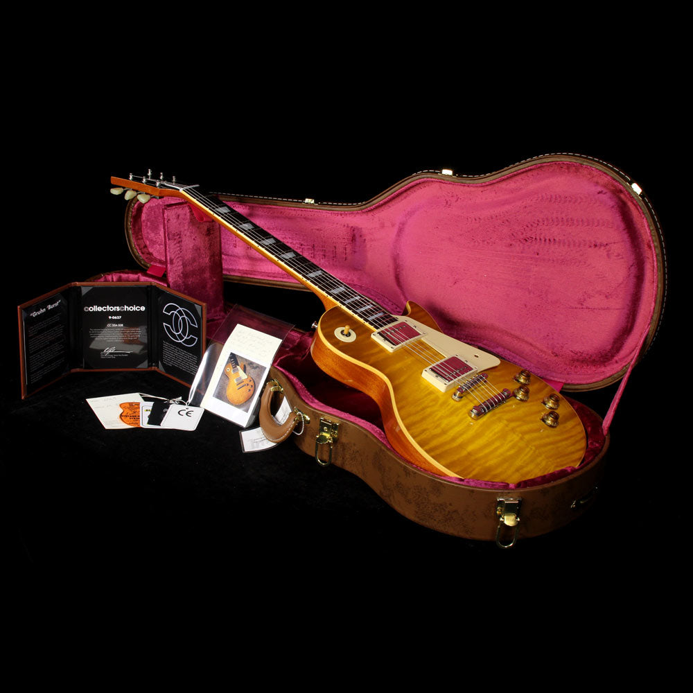 Gibson Custom Shop Collector's Choice 35 Vic DaPra 1959 Les Paul Electric Guitar Gruhn Burst — 6