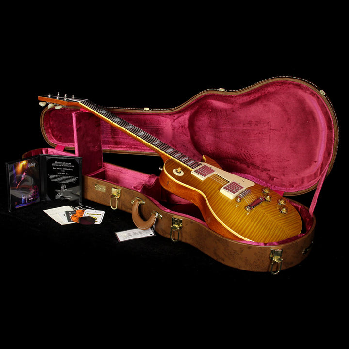Gibson Custom Shop Aged Rick Nielson 1959 Les Paul Reissue Electric Guitar Aged Nielson Burst