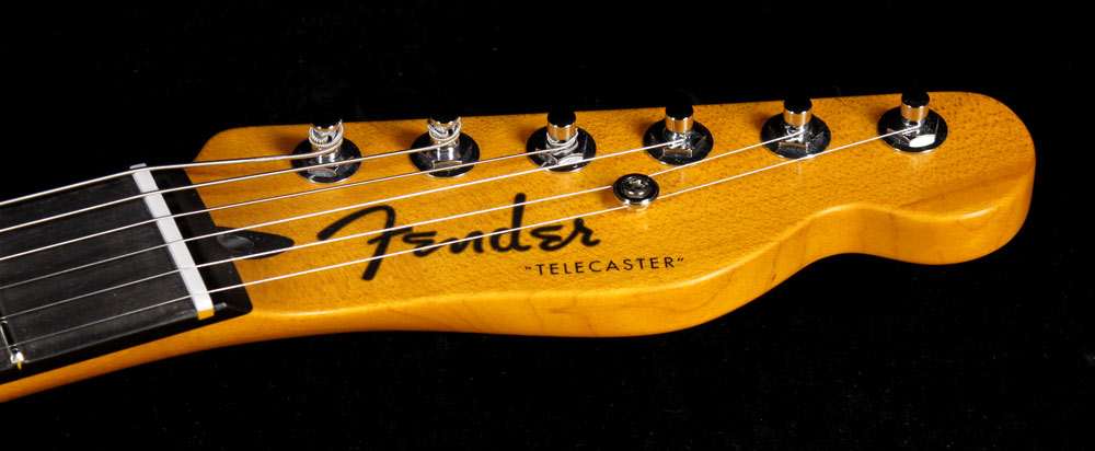 Used 2013 Fender Custom Shop Double TV Jones Telecaster Electric Guitar Transparent Orange — 4