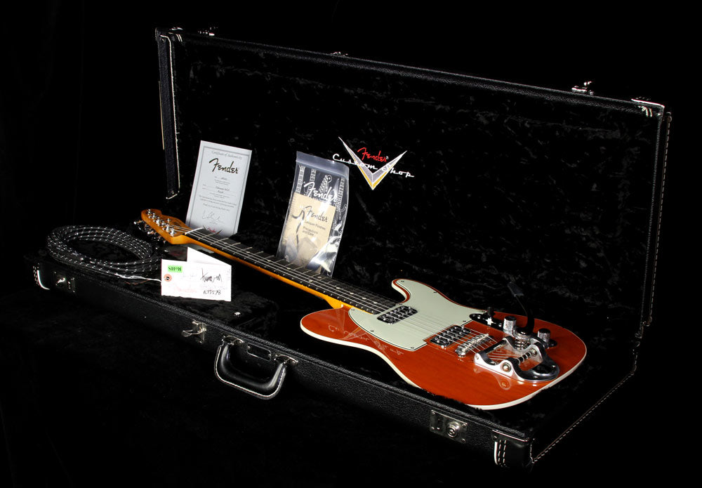 Used 2013 Fender Custom Shop Double TV Jones Telecaster Electric Guitar Transparent Orange — 5