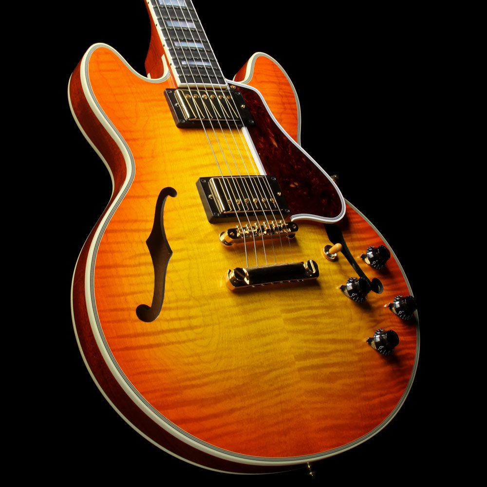 Gibson Custom Shop CS-356 Electric Guitar Tangerine Burst — 4