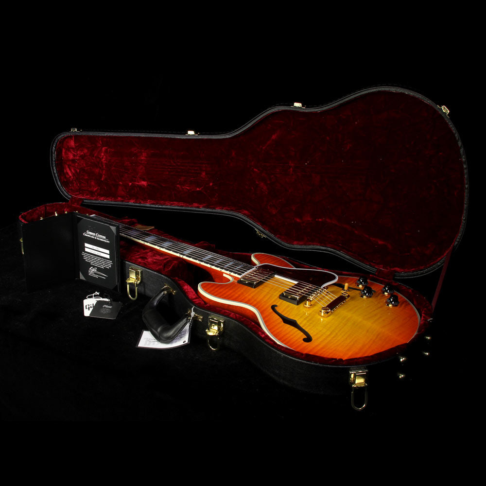 Gibson Custom Shop CS-356 Electric Guitar Tangerine Burst — 6