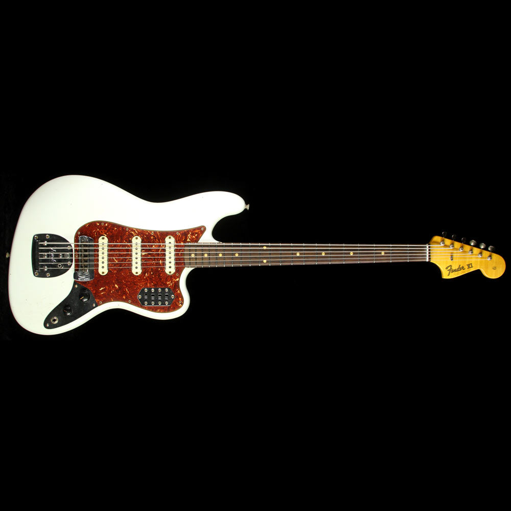 Fender Custom Shop Bass VI Journeyman Relic Electric Bass Olympic White — 2