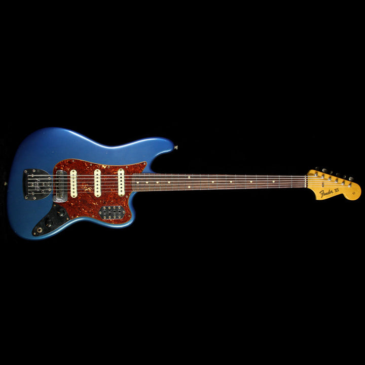 Used 2016 Fender Custom Shop NAMM Display Bass VI Journeyman Relic Electric Bass Faded Lake Placid Blue
