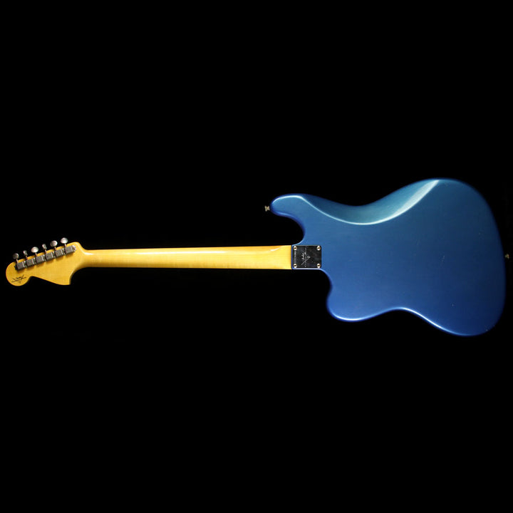 Used 2016 Fender Custom Shop NAMM Display Bass VI Journeyman Relic Electric Bass Faded Lake Placid Blue
