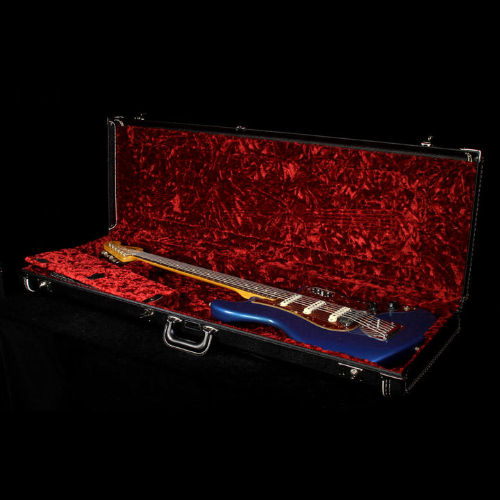 Used 2016 Fender Custom Shop NAMM Display Bass VI Journeyman Relic Electric Bass Faded Lake Placid Blue