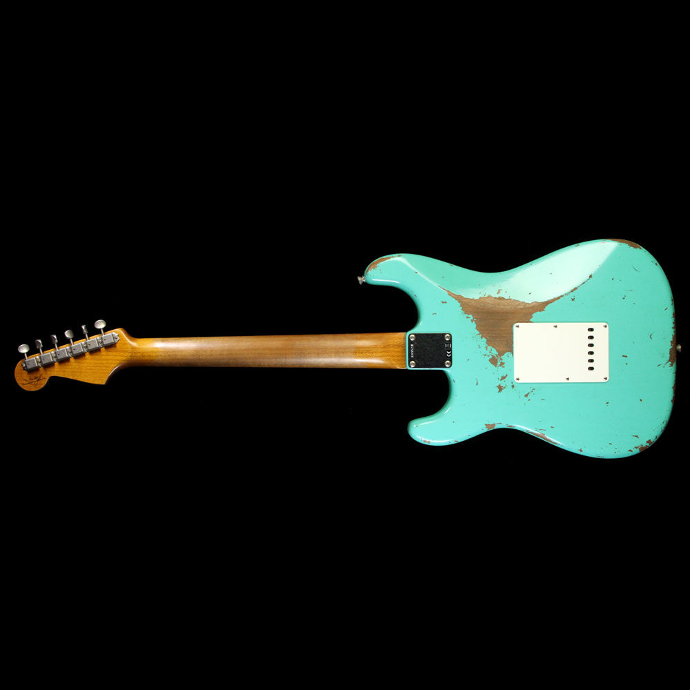 Fender Custom Shop 1960 Roasted Stratocaster Heavy Relic Electric Guitar Seafoam Green — 3