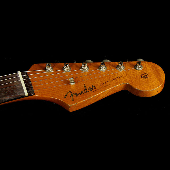 Used Fender Custom 1961 Roasted Alder Stratocaster Heavy Relic Guitar White Blonde