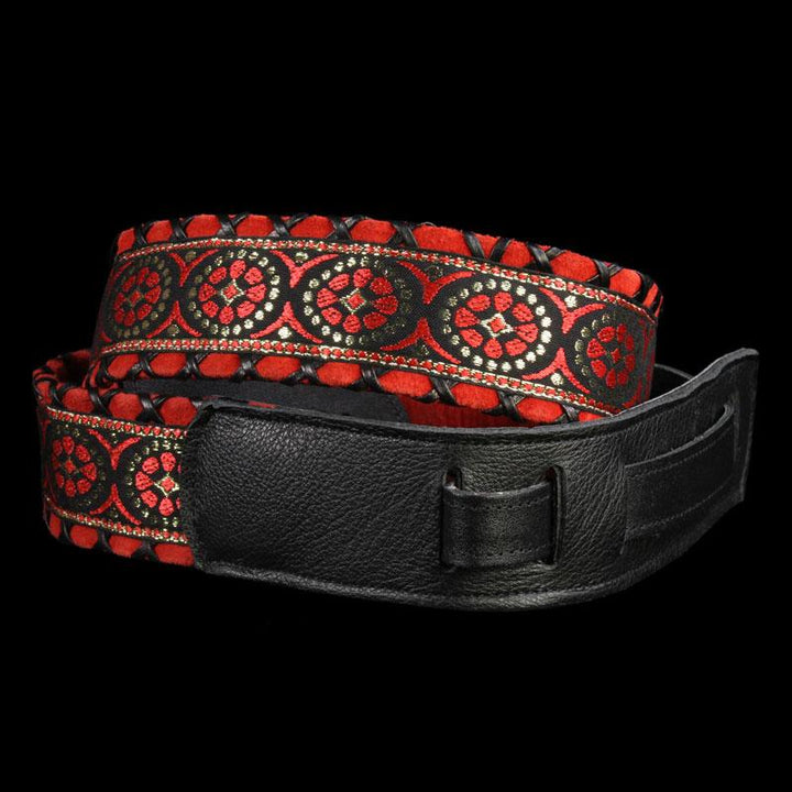 Jodi Head Brocade Guitar Strap (Adel Red)
