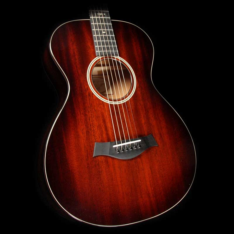 Taylor 522e 12-Fret All-Mahogany Grand Concert Acoustic Guitar Tobacco Edgeburst — 1