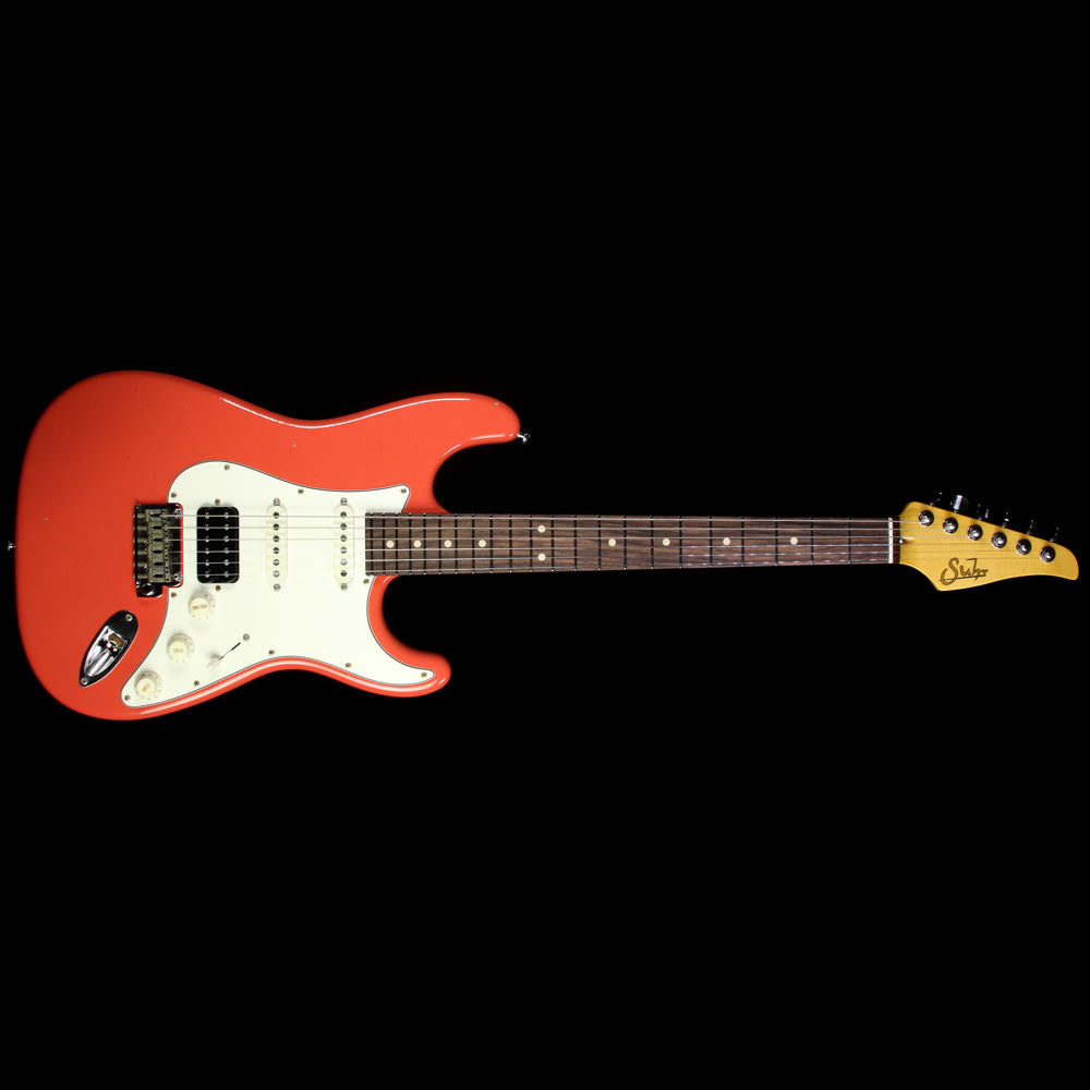 Suhr Classic HSS Electric Guitar Antique Fiesta Red — 2