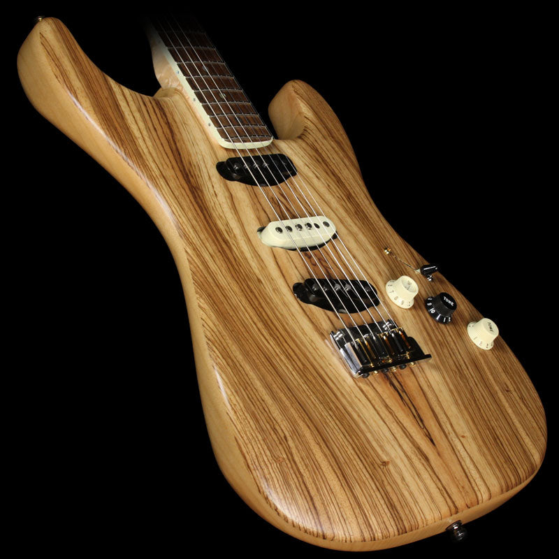 Used 2010 Fender Custom Shop Masterbuilt Paul Waller Zebrawood Stratocaster Electric Guitar — 1