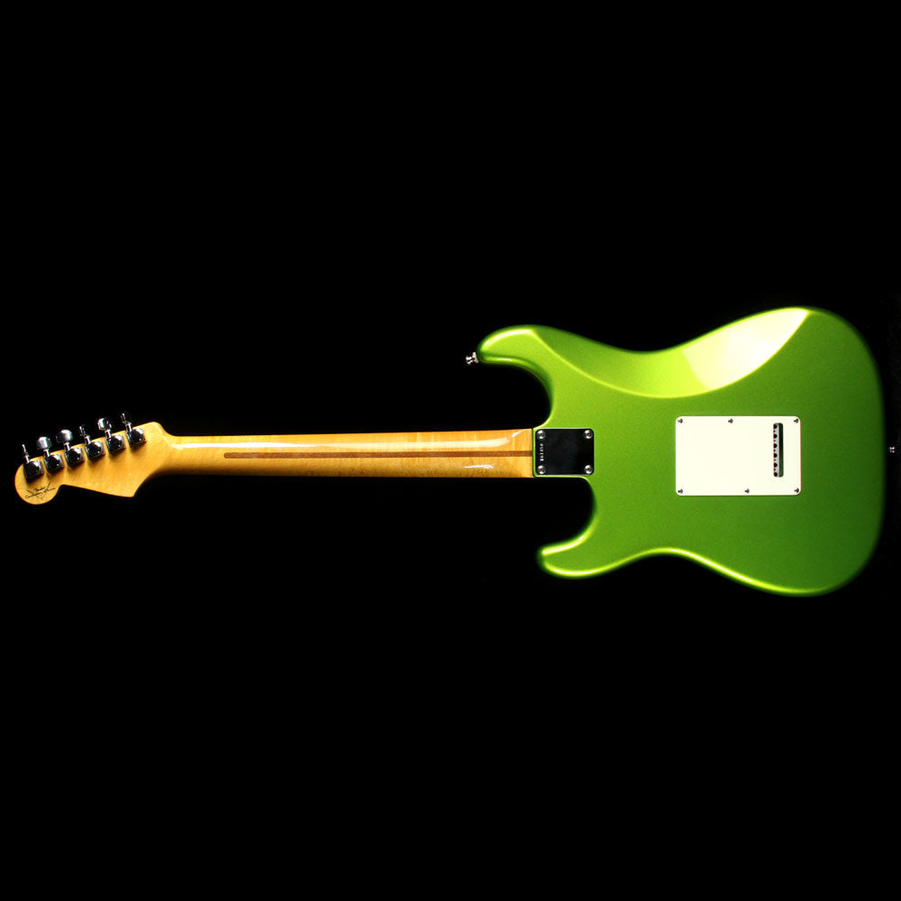 Used 2011 Fender Custom Shop Custom Deluxe Stratocaster Electric Guitar Metallic Lime Green — 3