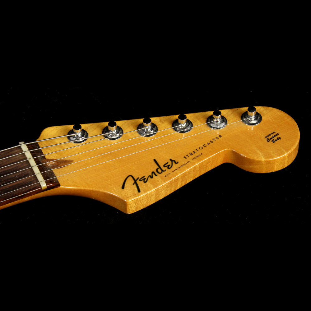 Used 2011 Fender Custom Shop Custom Deluxe Stratocaster Electric Guitar Metallic Lime Green — 4