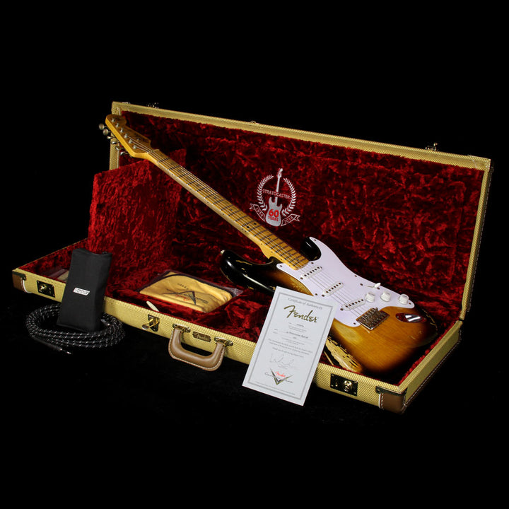Used 2014 Fender Custom Shop 60th Anniversary '54 Stratocaster Electric Guitar 2-Tone Sunburst