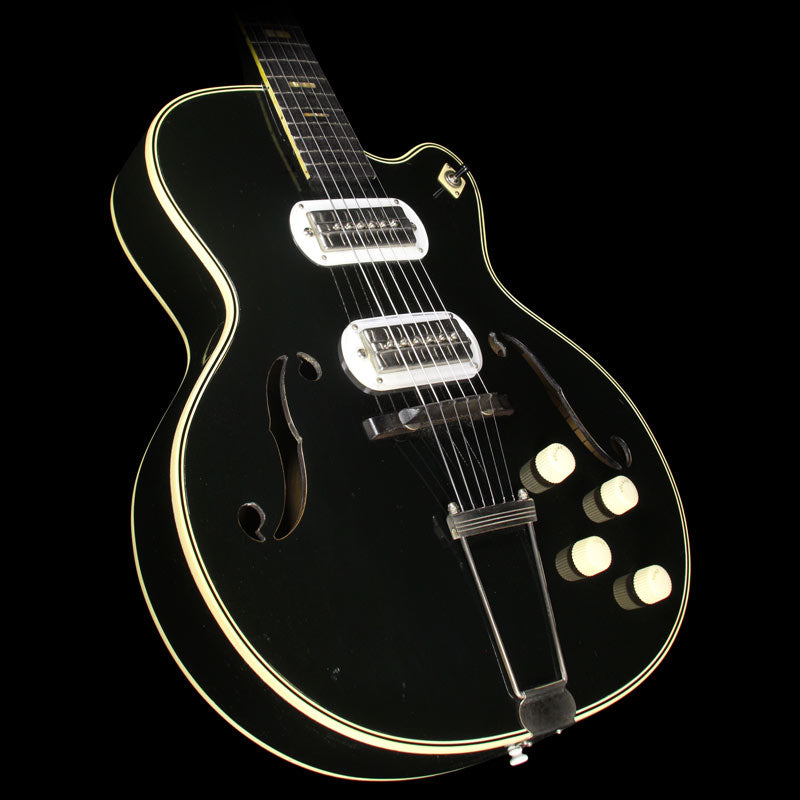 Used 1950's Silvertone Espanada S1384 Electric Guitar Black — 1