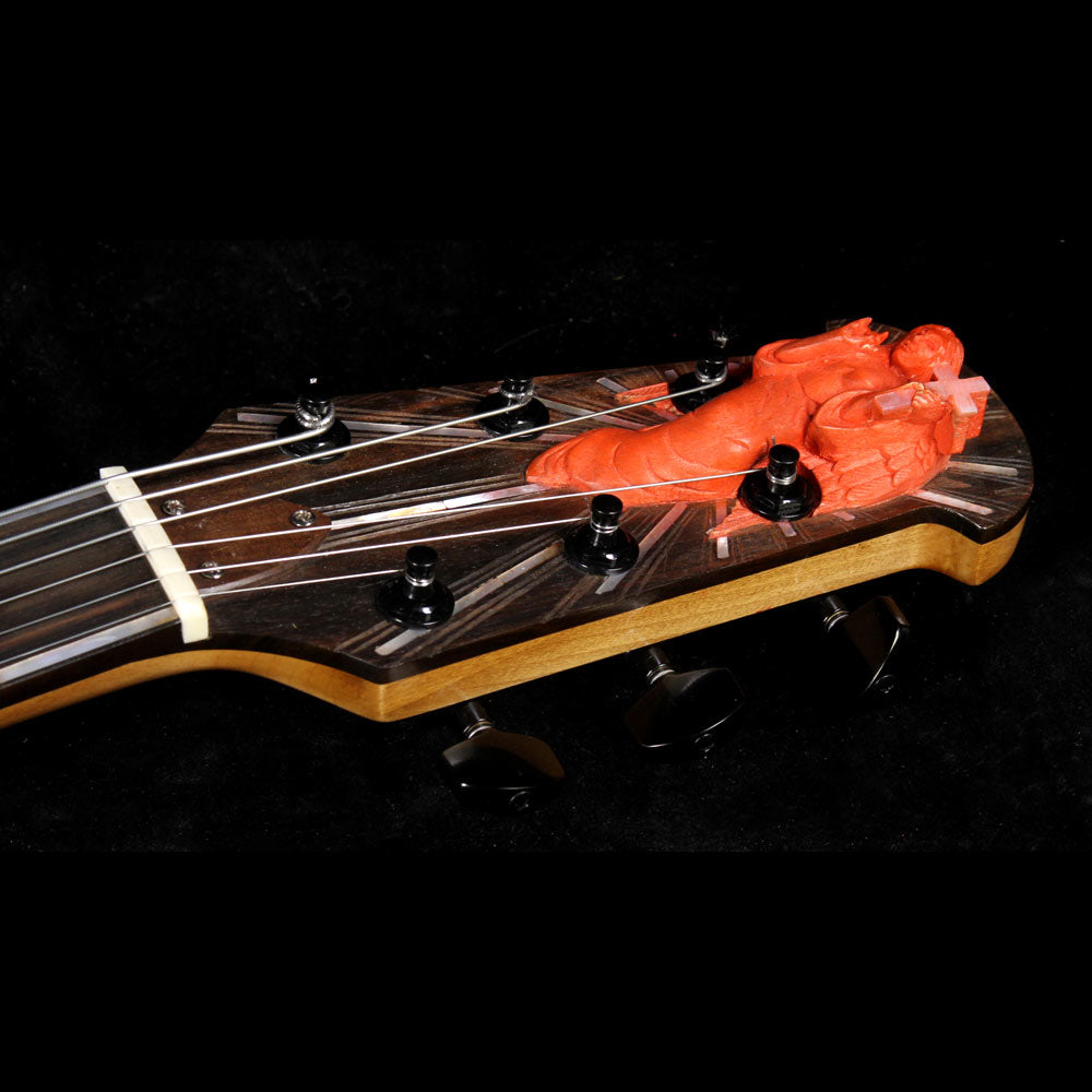 Used 2014 Blueberry Custom Hollowbody Electric Guitar — 4