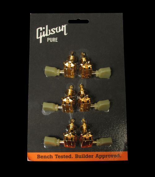 Gibson Vintage Tuning Machines with Pearloid Buttons (Gold)