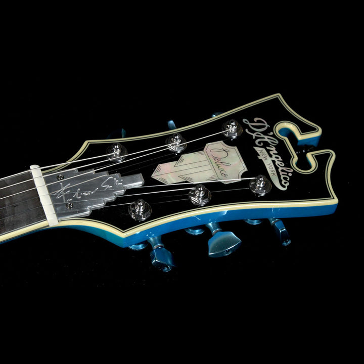 D'Angelico Deluxe Fabrizio Sotti SS Electric Guitar Transparent Blue