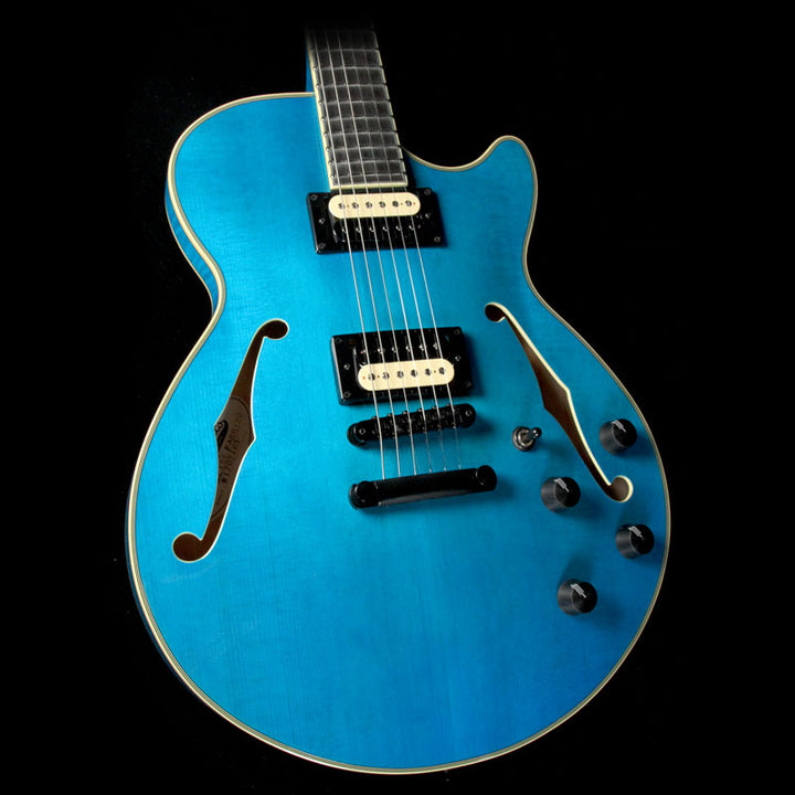 D'Angelico Deluxe Fabrizio Sotti SS Electric Guitar Transparent Blue
