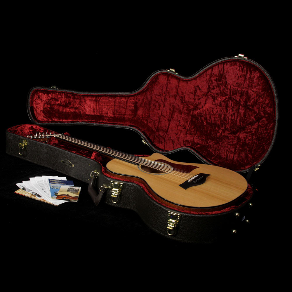 Used Taylor 552ce 12-Fret 12-String Grand Concert Acoustic Guitar Natural — 4
